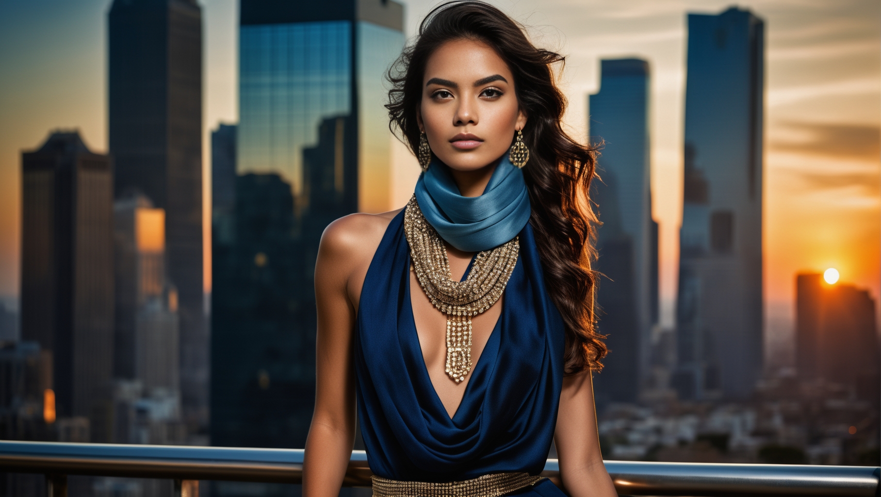 Emily Rodriguez: Urban Elegance and Luxury in 'Freedom in Luxury' Photoshoot Emily Bella Rodriguez